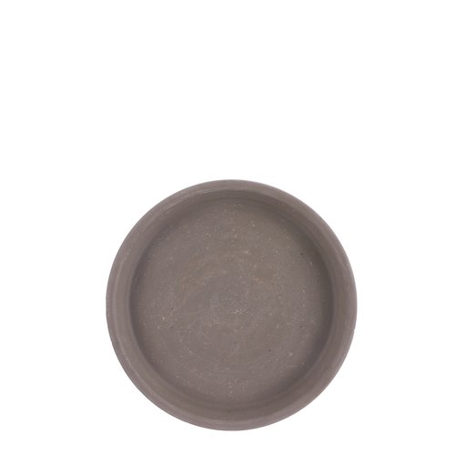 Mica Stan bord rond grijs basalt D20,5cm