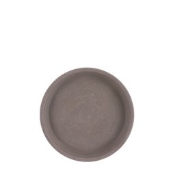 Mica Stan bord rond grijs basalt D20,5cm