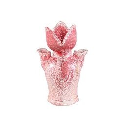 PTMD Brigittee Pink ceramic tulip shape vase M