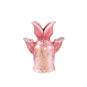 PTMD Brigittee Pink ceramic tulip shape vase S