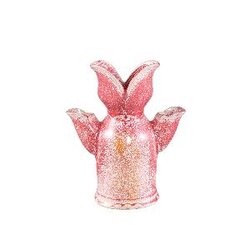 PTMD Brigittee Pink ceramic tulip shape vase S
