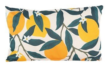 Buitenkussen 50x30cm citroen