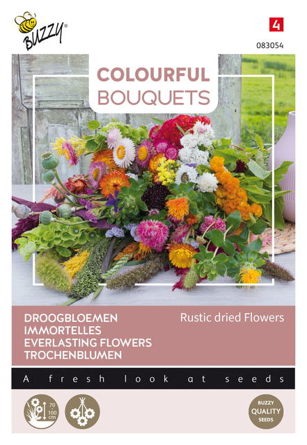 Buzzy® Colourful Bouquets, Rustic dried flowers - afbeelding 1