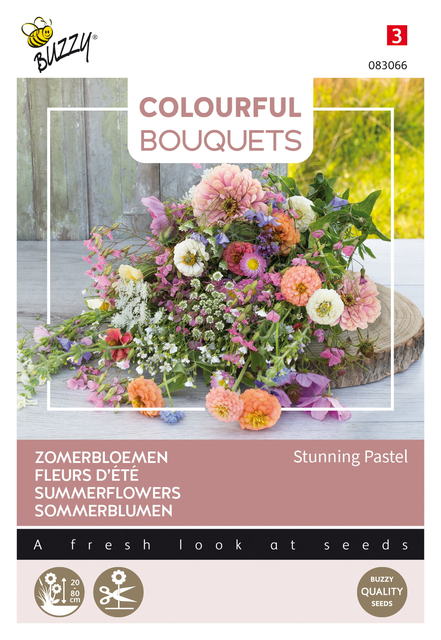 Buzzy® Colourful Bouquets, Stunning Pastel gemengd - afbeelding 1