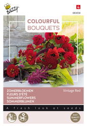 Buzzy® Colourful Bouquets, Vintage Red - afbeelding 1