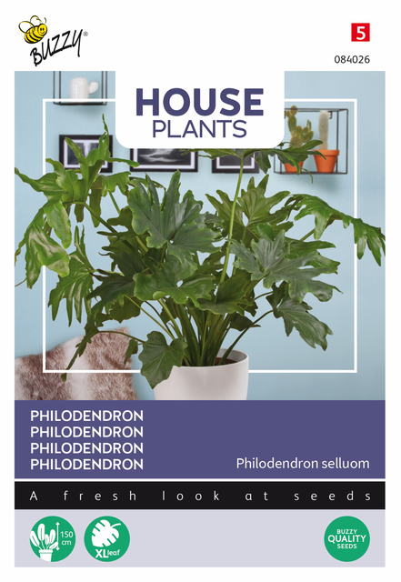 Buzzy® House Plants Philodendron Selluom - afbeelding 1