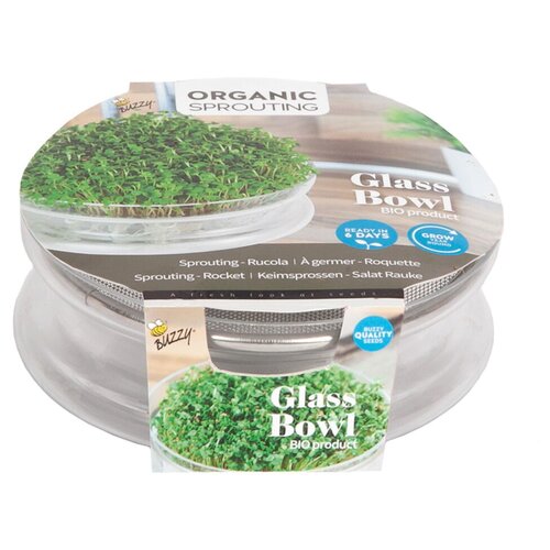 Buzzy Kweekset sprouting bowl met rucola