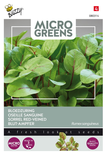 Buzzy® Microgreens, Bloedzuring - afbeelding 1