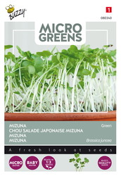 Buzzy® Microgreens, Mizuna Green - afbeelding 1
