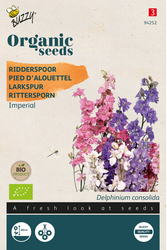 Buzzy® Organic Delphinium, Ridderspoor Imperial (BIO) - afbeelding 1