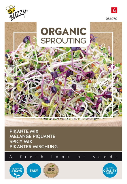 Buzzy® Organic Sprouting Salademengsel pikant (BIO) - afbeelding 1