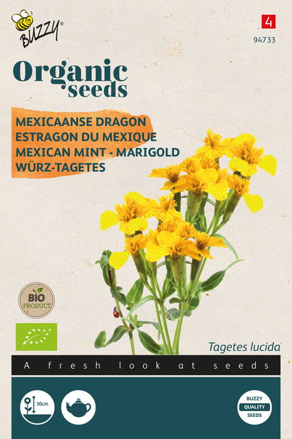 Buzzy® Organic Tagetes Lucida, Mexicaanse dragon (BIO) - afbeelding 1