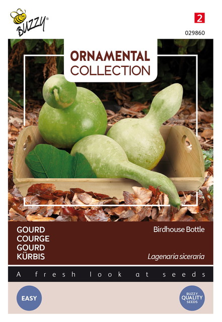 Buzzy® Ornamental Gourd Birdhouse/Bottle (Lagenaria leuc.) - afbeelding 1