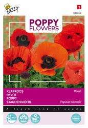 Buzzy® Poppy Flowers, Oosterse klaproos gemengd - afbeelding 1