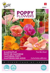 Buzzy® Poppy Flowers, Papaver Thai Silk - afbeelding 1