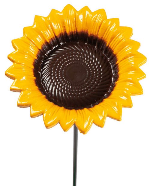 Buzzy Voederschaal o/steker zonnebloem l75cm
