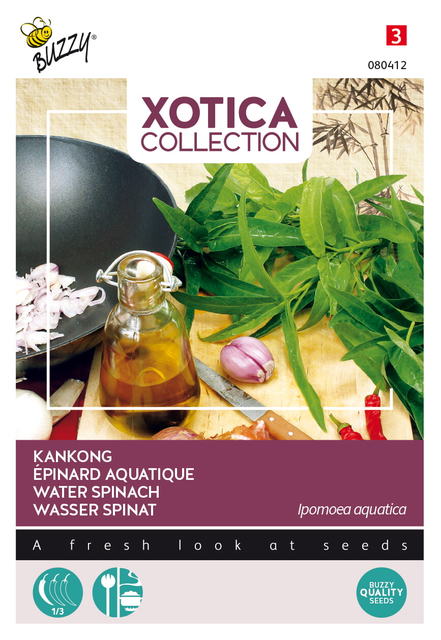 Buzzy® Xotica Kankong, Waterspinazie of Dagoeblad - afbeelding 1