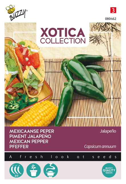 Buzzy® Xotica Mexicaanse peper Jalapeño - afbeelding 1