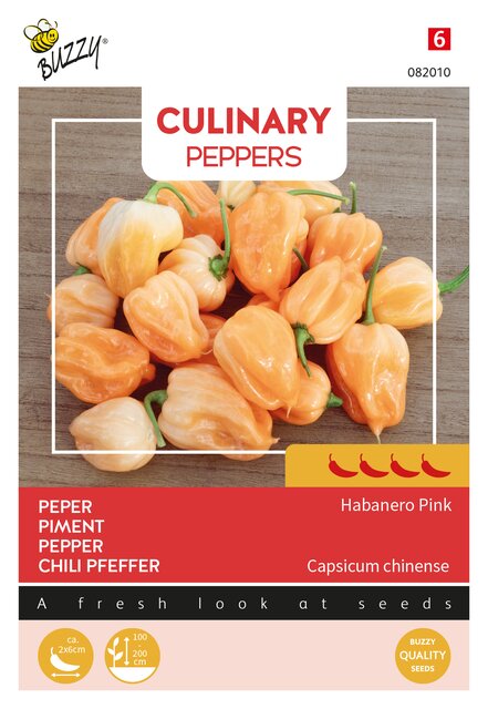 Buzzy Zaden culinary peppers habanero pi.