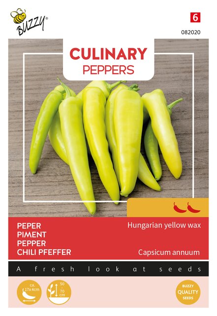 Buzzy Zaden culinary peppers hongarian yellow