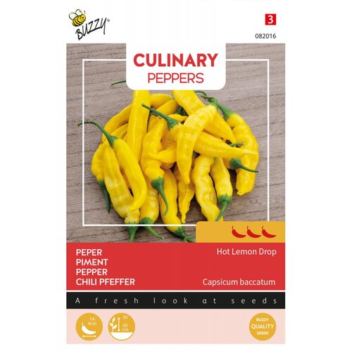 Buzzy Zaden culinary peppers hot lemon drop