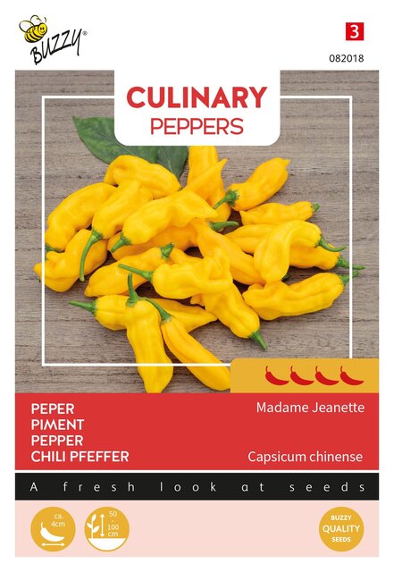 Buzzy Zaden culinary peppers madame jeanette