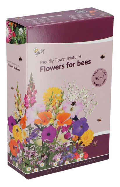 Buzzy Zaden friendly flowers bijen 50m2
