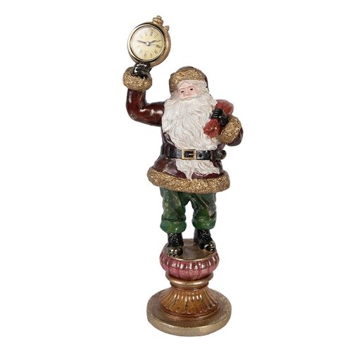 C&E Decoratie kerstman met klokje 15x13x39 cm