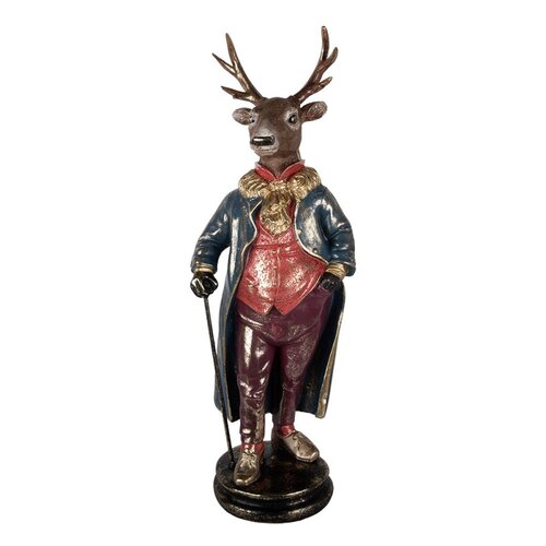 C&E Decoratie rendier 25x18x66 cm