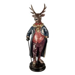 C&E Decoratie rendier 25x18x66 cm
