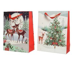 Cadeautas rendier 2 assorti