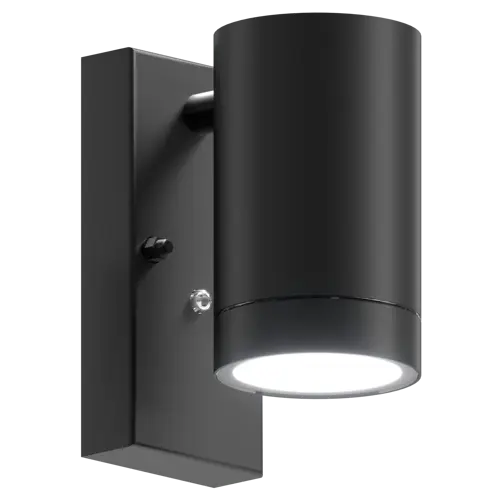 CALEX Alba Outdoor Downlight Day and Night Sensor GU10 220-240V Zwart