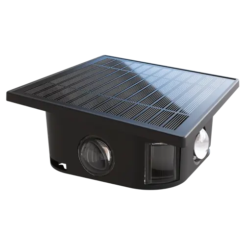 CALEX Altamura Outdoor Rechargeable Solar Wand lamp Vierkant SMD 0.6W 40LM 2700K Zwart