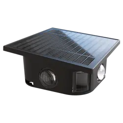 CALEX Altamura Outdoor Rechargeable Solar Wand lamp Vierkant SMD 0.6W 40LM 2700K Zwart