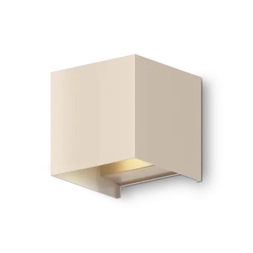 CALEX Bari Outdoor Up and Downlight Vierkant 7W 400LM 3000K 220-240V Zand