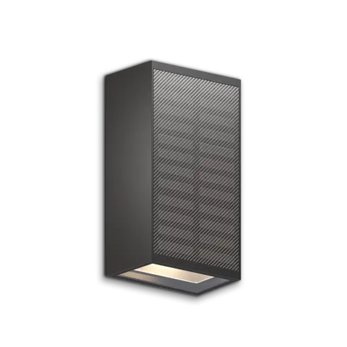 CALEX Brindisi Outdoor Rechargeable Solar Up en Downlight SMD 0.4W 45LM 2700K Zwart