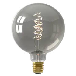 Calex Globe G125 Titanium Flex Filament 220-240V 4W 136lm 1800K E27 Dimbaar met LED dimmer