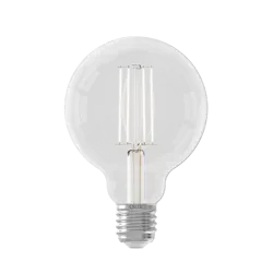 Calex Globe G95 Helder Straight filament 220-240V 4.5W 470lm 2700K E27 Dimbaar met LED dimmer