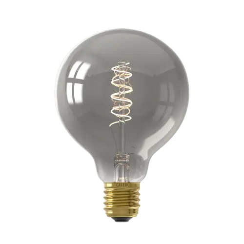Calex Globe G95 Titanium Flex Filament 220-240V 4W 136lm 1800K E27 Dimbaar met LED dimmer