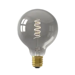 Calex Globe G95 Titanium Flex Filament 220-240V 4W 136lm 1800K E27 Dimbaar met LED dimmer