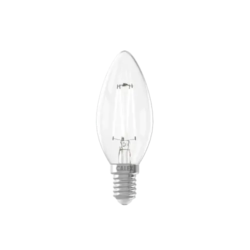 Calex Kaars B35 Helder Straight filament 220-240V 4.5W 470lm 2700K E14 Dimbaar met LED dimmer