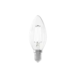 Calex Kaars B35 Helder Straight filament 220-240V 4.5W 470lm 2700K E14 Dimbaar met LED dimmer