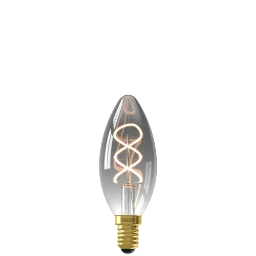 Calex Kaars B35 Titanium Flex Filament 220-240V 4W 136lm 1800K E14 Dimbaar met LED dimmer