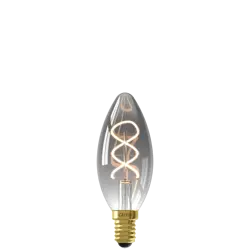 Calex Kaars B35 Titanium Flex Filament 220-240V 4W 136lm 1800K E14 Dimbaar met LED dimmer