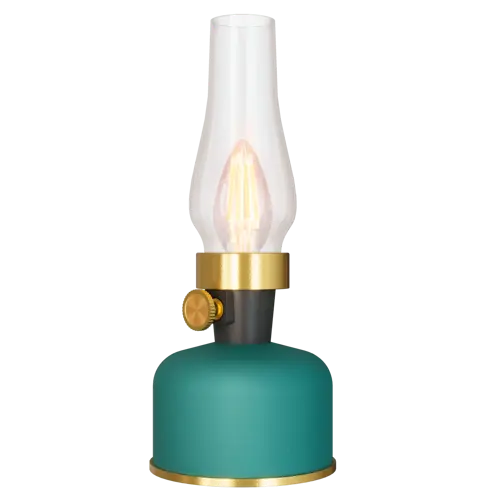 CALEX Lavinio Battery Rechargeable Tafellamp SMD 2.5W 200LM 1800K Dimbaar Groen