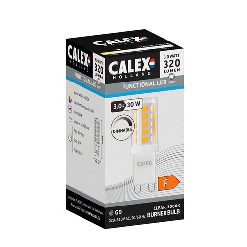 Calex Led g9 320lm 3000k e lens