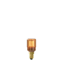 Calex LED Glassfiber T30x70 Goud SMD 220-240V 2.3W 65lm 1800K E14 Dimbaar met LED dimmer