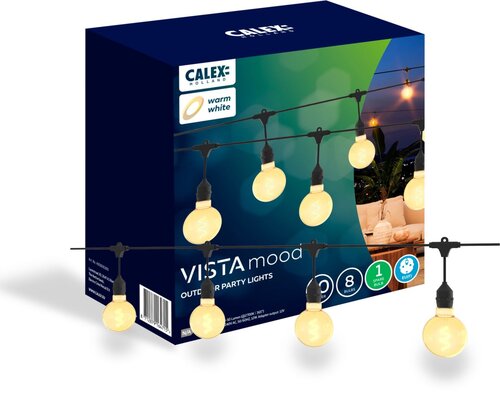 Calex Lichtsnoer buiten globe g95 e27 10m