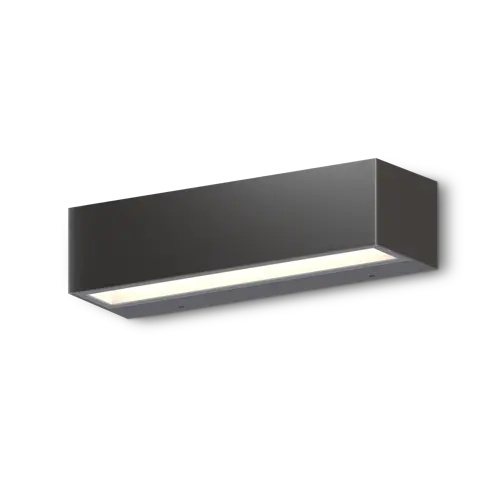 CALEX Modena Outdoor Downlight Rechthoek 9.3W 890LM 2700K 220-240V Zwart