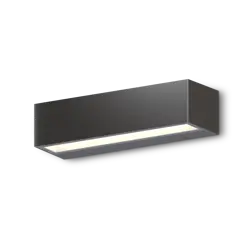 CALEX Modena Outdoor Downlight Rechthoek 9.3W 890LM 2700K 220-240V Zwart